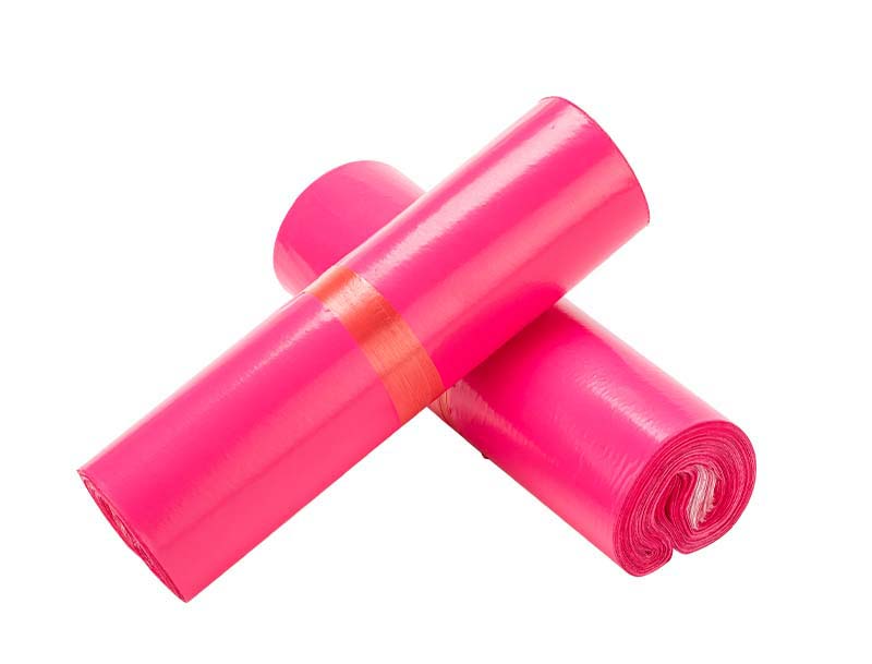 萍乡玫红色快递袋-02